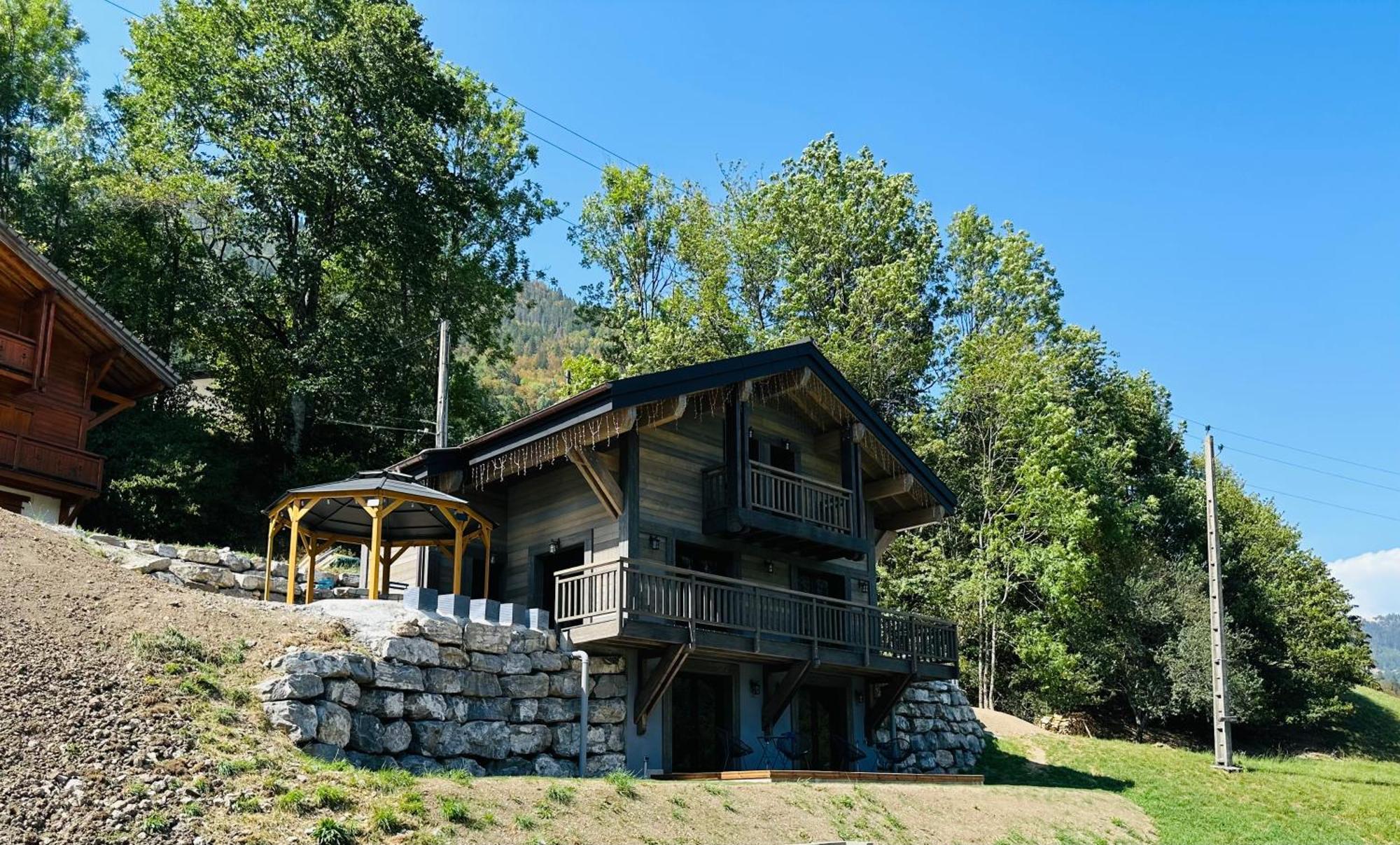 Chalet Du Bonheur Villa Bonnevaux  Exterior photo