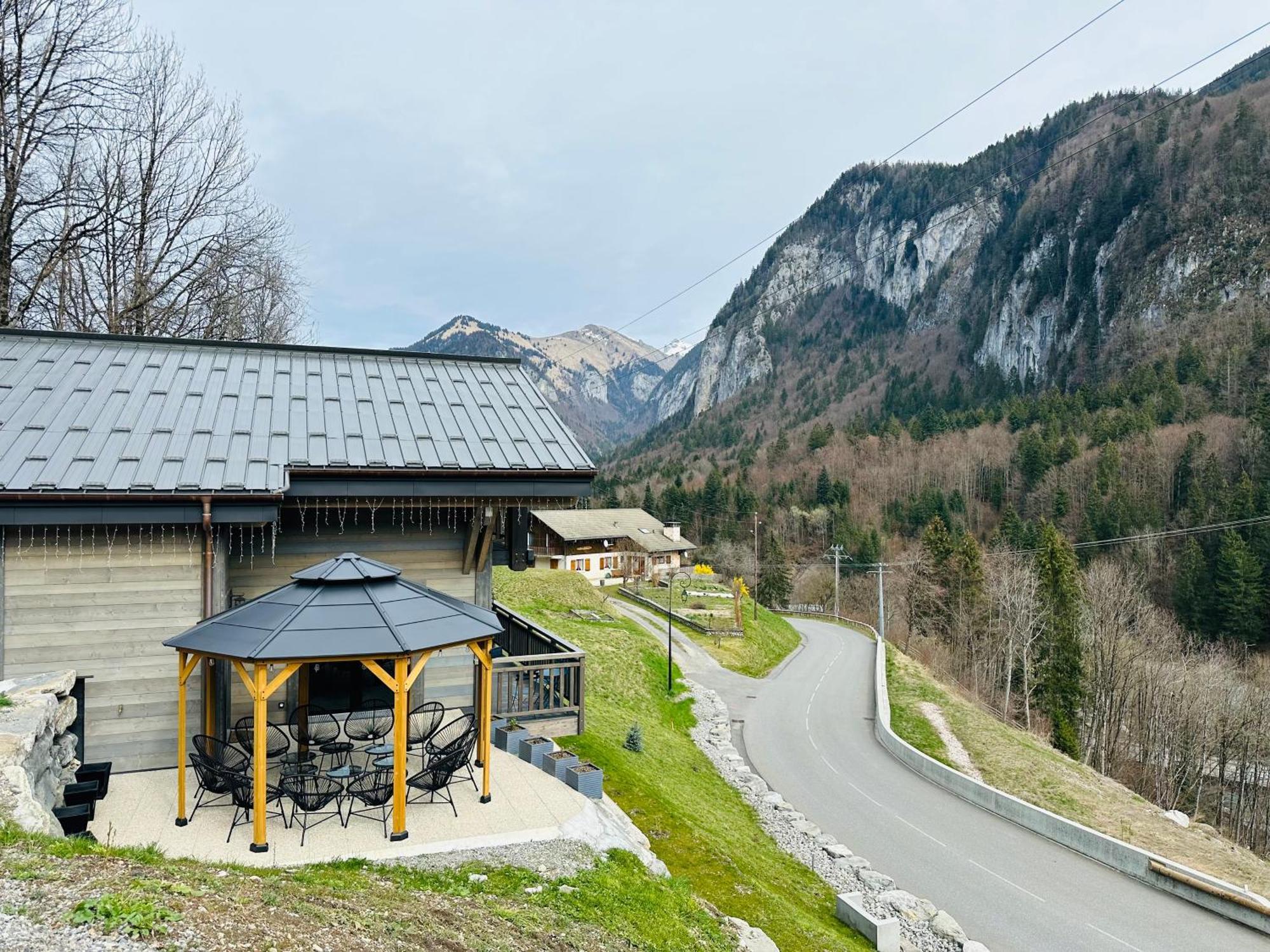 Chalet Du Bonheur Villa Bonnevaux  Exterior photo