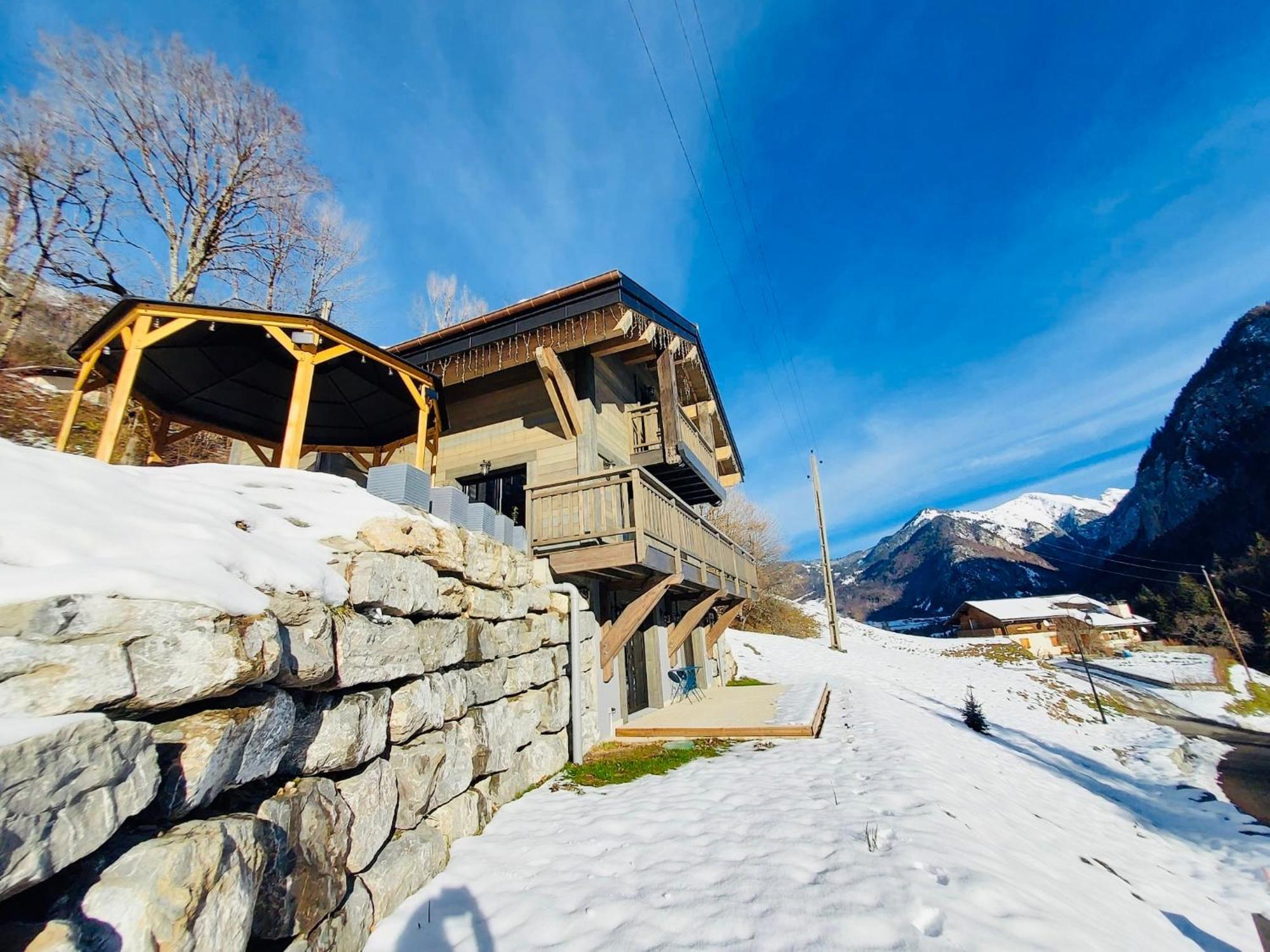 Chalet Du Bonheur Villa Bonnevaux  Exterior photo