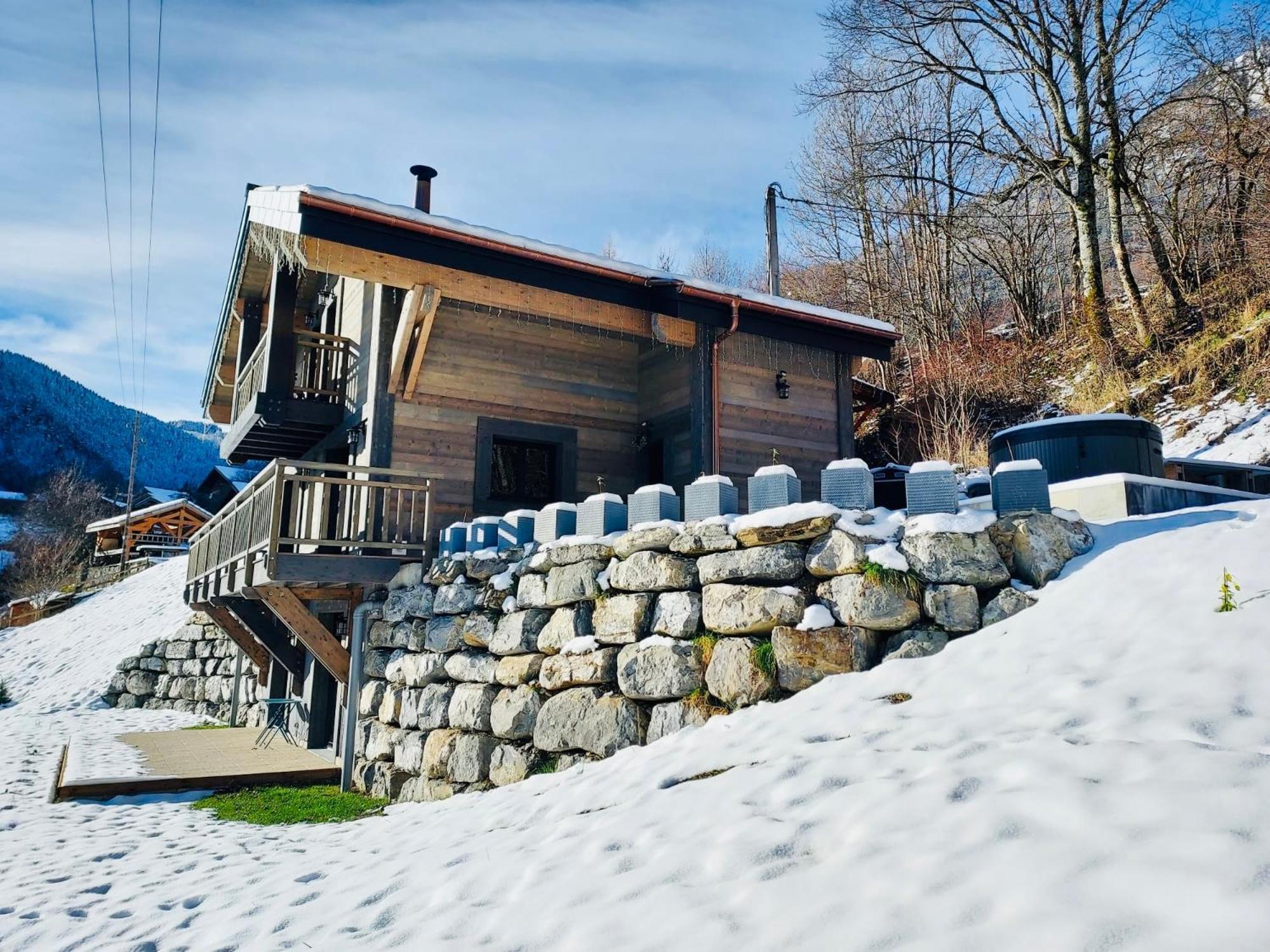 Chalet Du Bonheur Villa Bonnevaux  Exterior photo